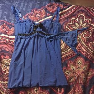 SOLD! Sheer Fredericks of Hollywood babydoll